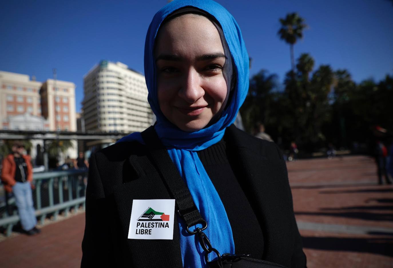 Cientos de manifestantes claman por la paz en Gaza y piden embargos contra Israel