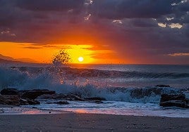 Calendario solar y lunar en Málaga el lunes, 29 de enero de 2024