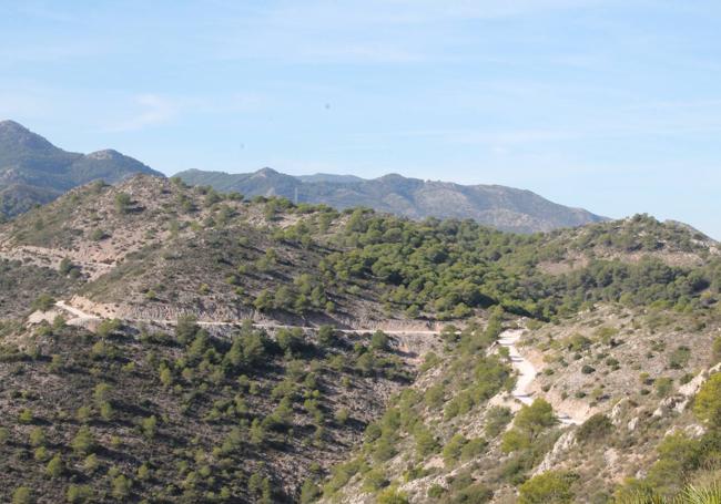 Tramo que hay que descender hasta el puerto de las Ovejas