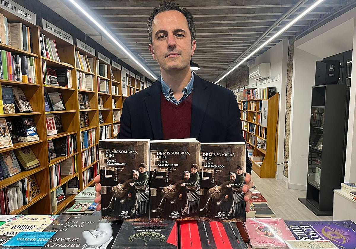 Rafael Maldonado, en su última presentación en la Librería Luces.
