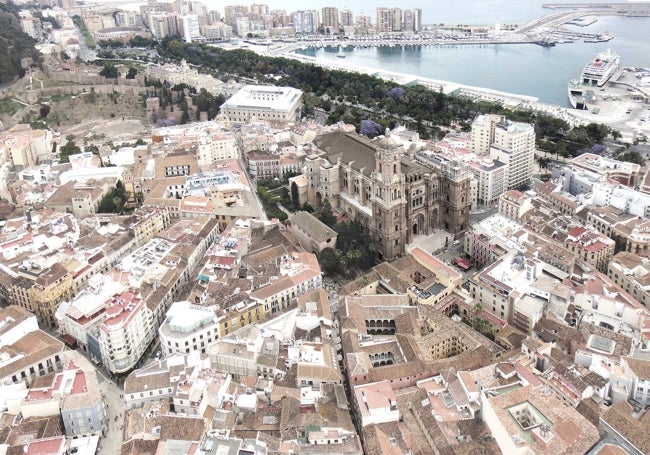 Recreación de la Catedral con el tejado a dos aguas que se le va a colocar.