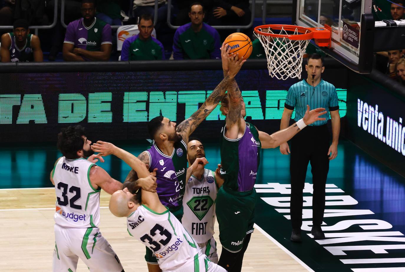 El Unicaja - Tofas Bursa, en imágenes