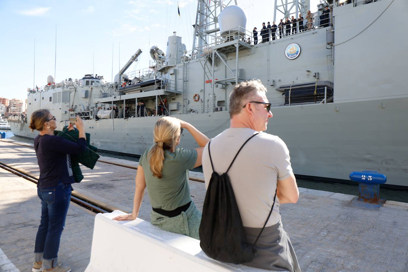 Así son los buques de la Armada España que visitan Málaga