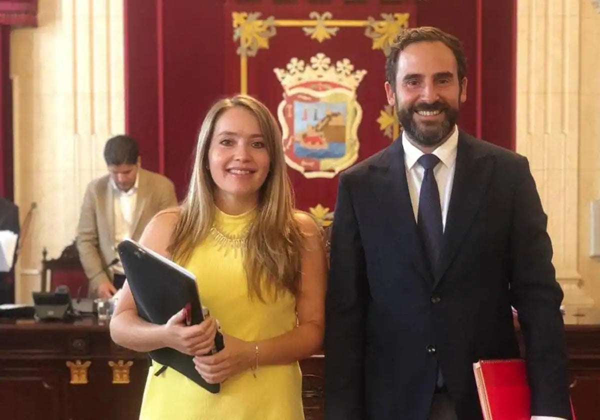 Murillo y Pérez, en una imagen de archivo en el salón de plenos del Ayuntamiento de la capital.