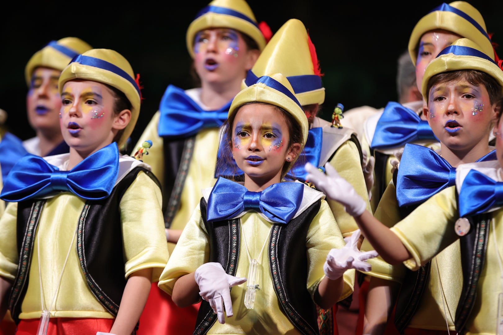 Agrupación infantil 'Los mentirosillos'.