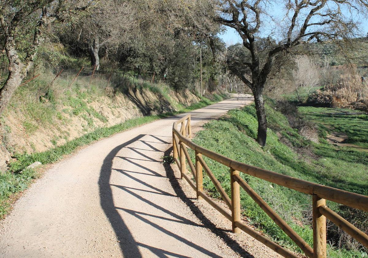 Esta ruta va siempre en paralelo al río