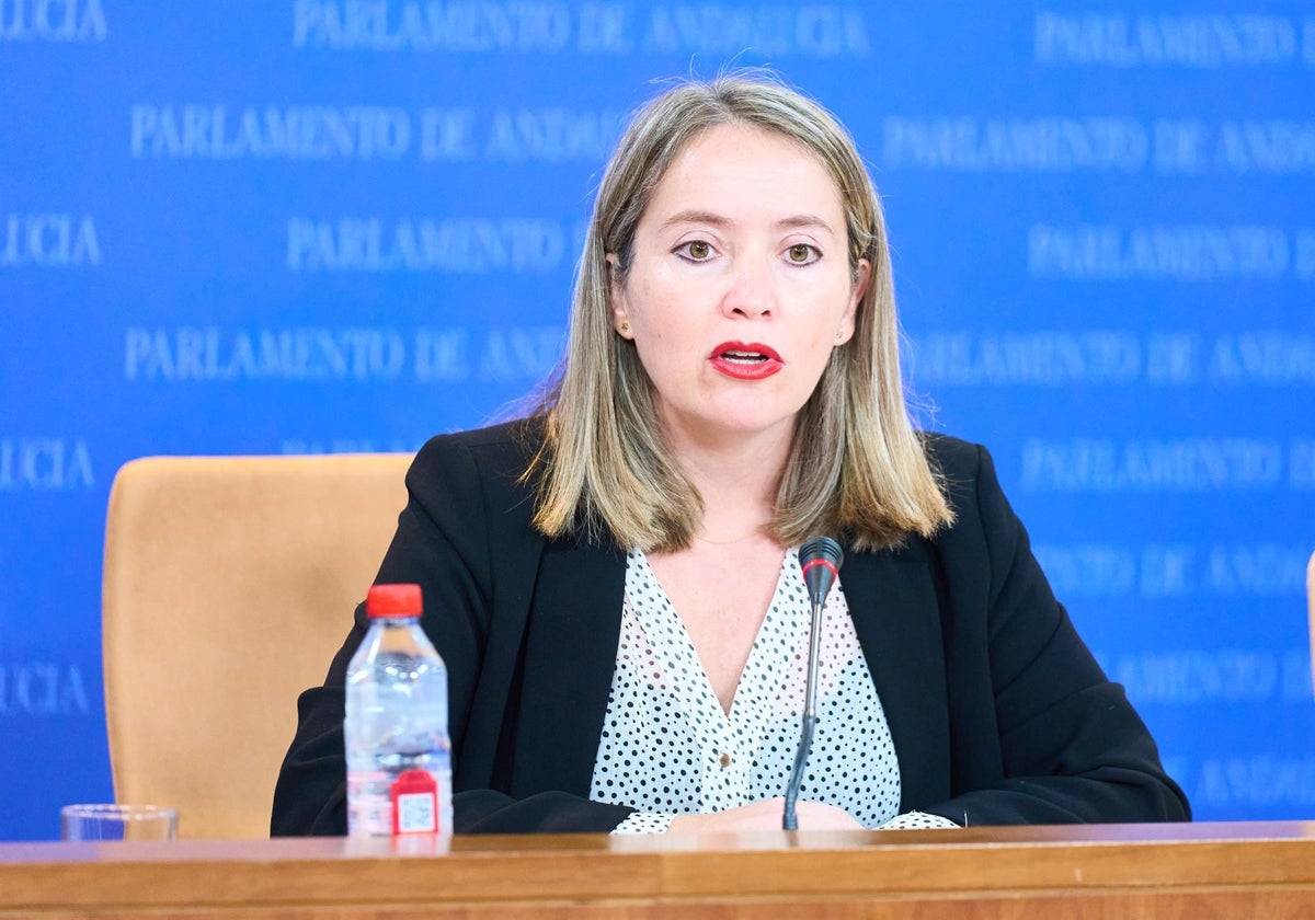 La portavoz parlamentaria de Economía del PSOE-A, Alicia Murillo.