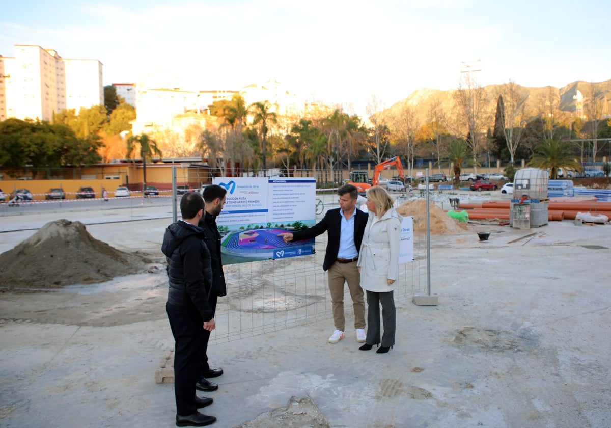 La alcaldesa, Ángeles Muñoz, ha visitado las obras.