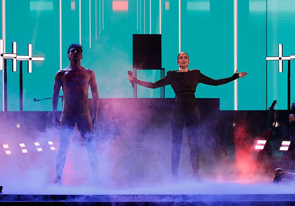 María Peláe durante la semifinal del Benidorm Fest.