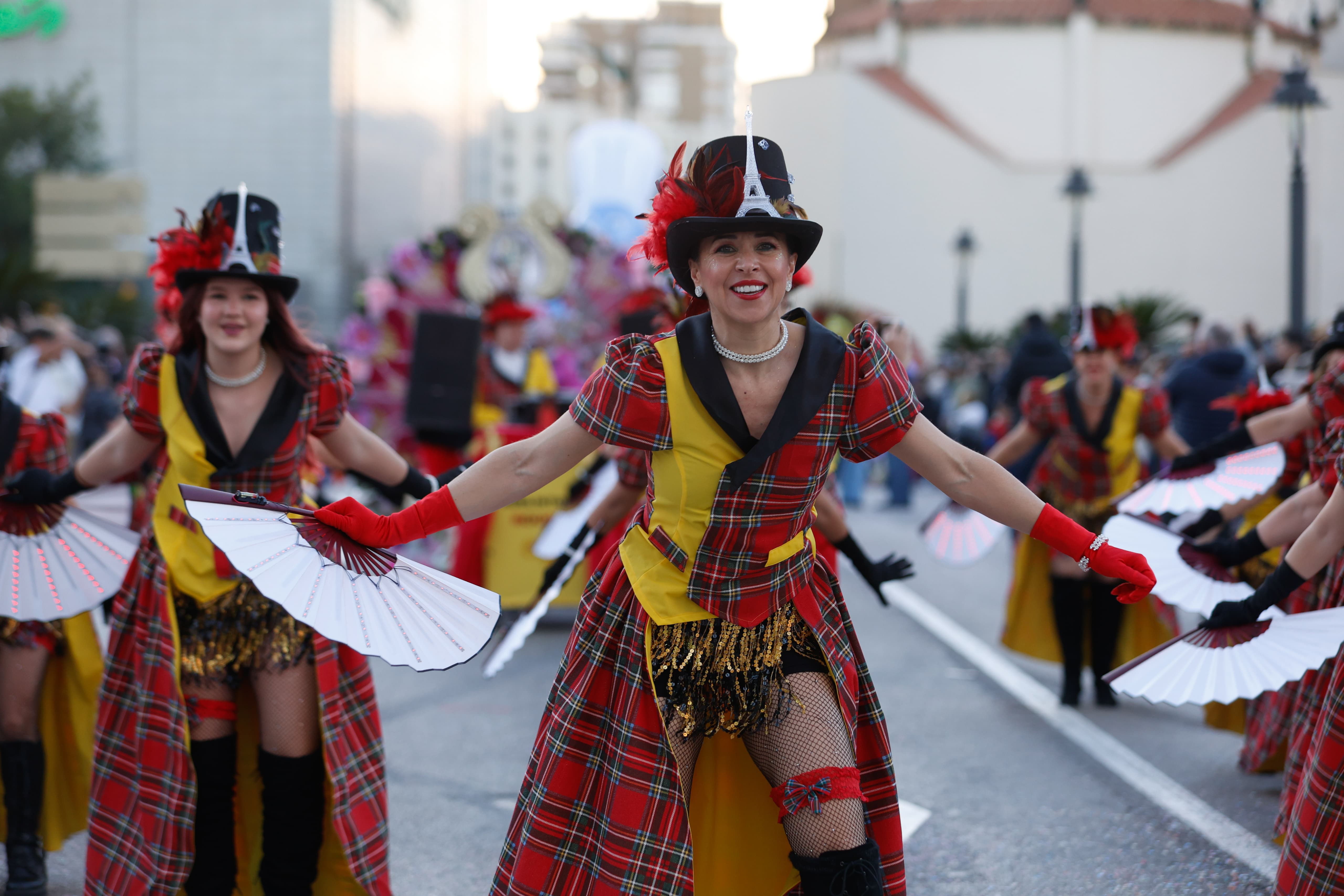 Las mejores imágenes del desfile del Carnaval de Málaga 2024