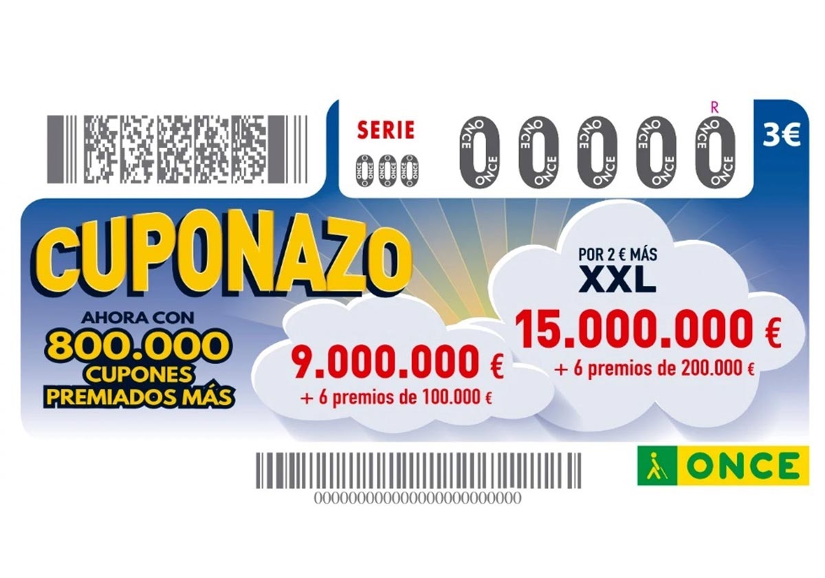 Resultado del sorteo del Cuponazo de la ONCE del viernes, 09 de febrero de 2024