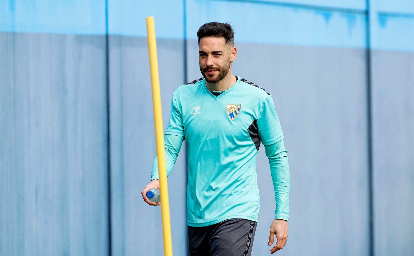 El jugador del Málaga, Víctor García, recuperado de su gastroenteritis.