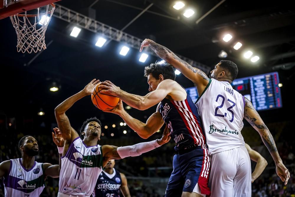 El Estrasburgo-Unicaja, en imágenes