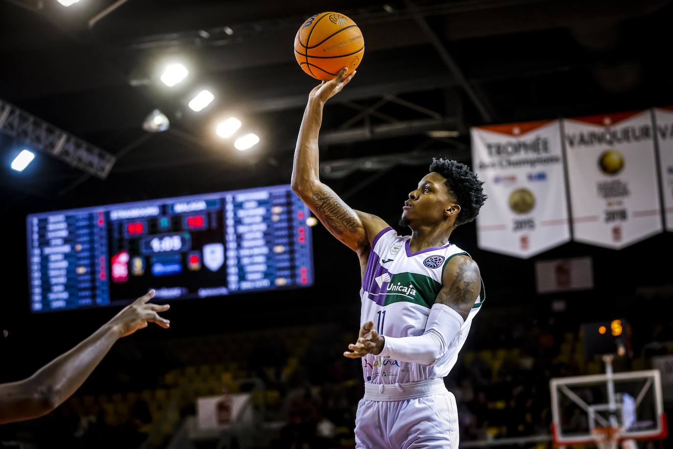 El Estrasburgo-Unicaja, en imágenes