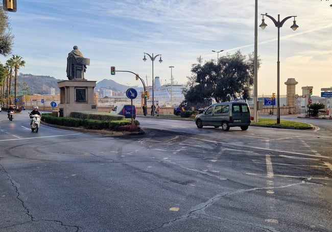 Una imagen tomada este miércoles en la que se confirma la vuelta a la normalidad en el tráfico en la capital.