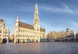 Vista de la Grand Place, el centro histórico de la capital belga.