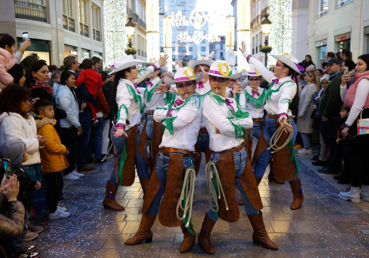 Un momento del desfile de Carnaval del pasado domingo.