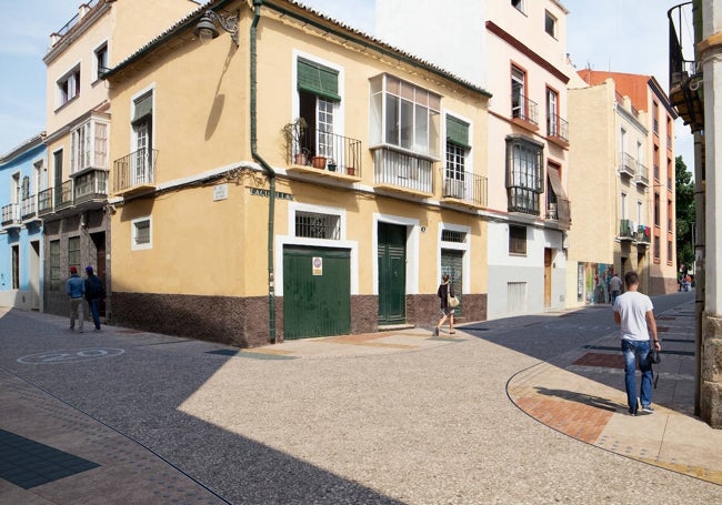 Recreación del resultado de las obras en la confluencia de Cobertizo del Conde con Lagunillas.