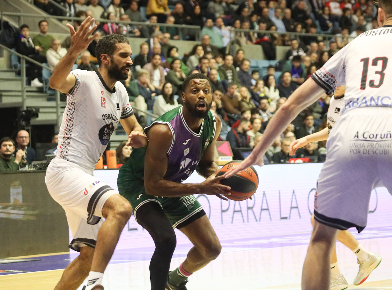 El Obradoiro-Unicaja, en imágenes