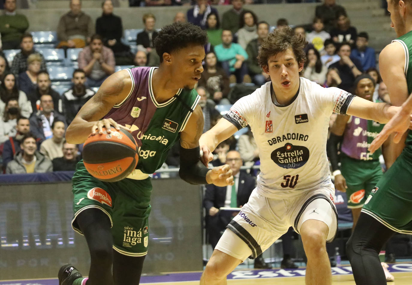 El Obradoiro-Unicaja, en imágenes