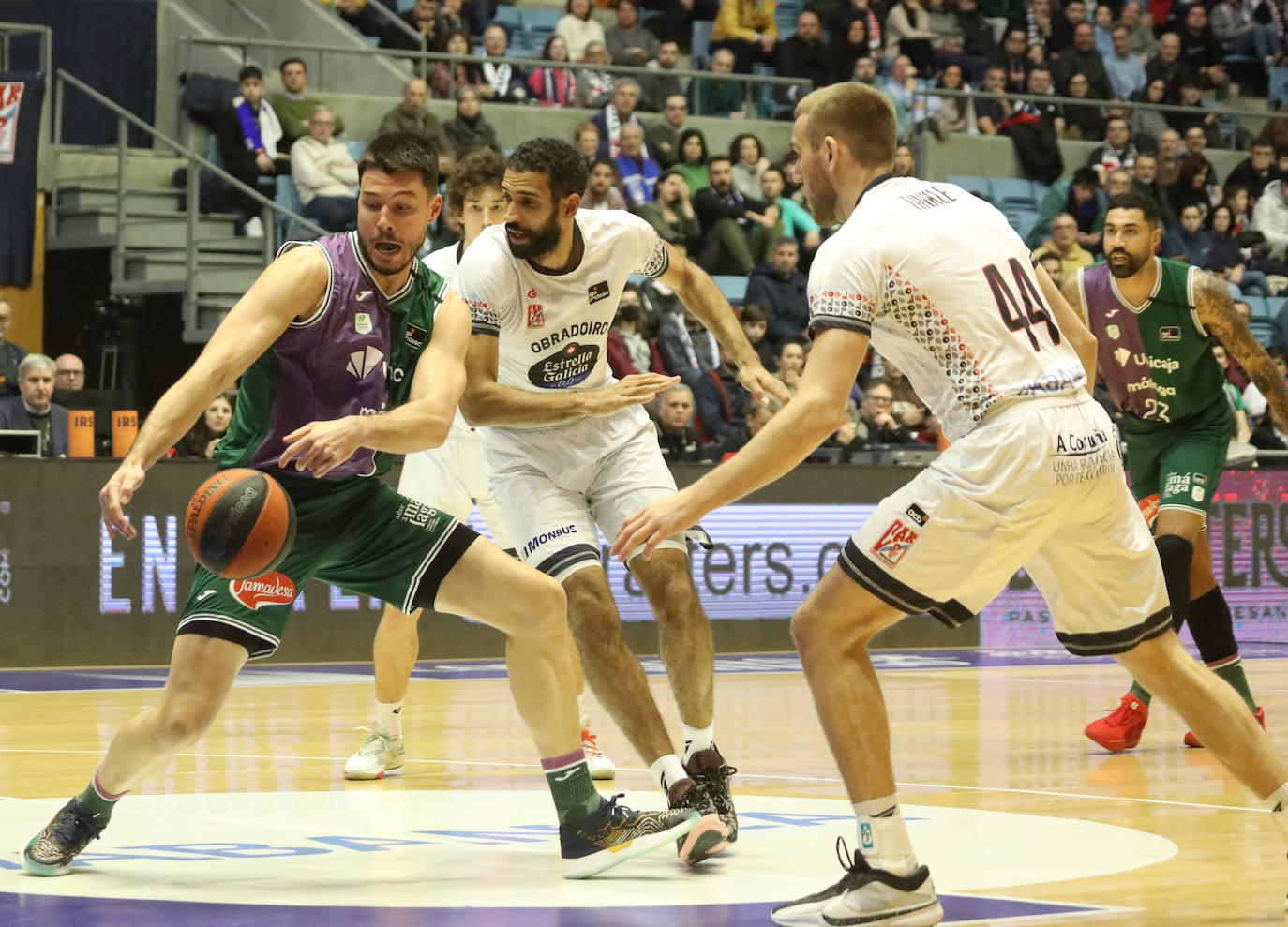 El Obradoiro-Unicaja, en imágenes