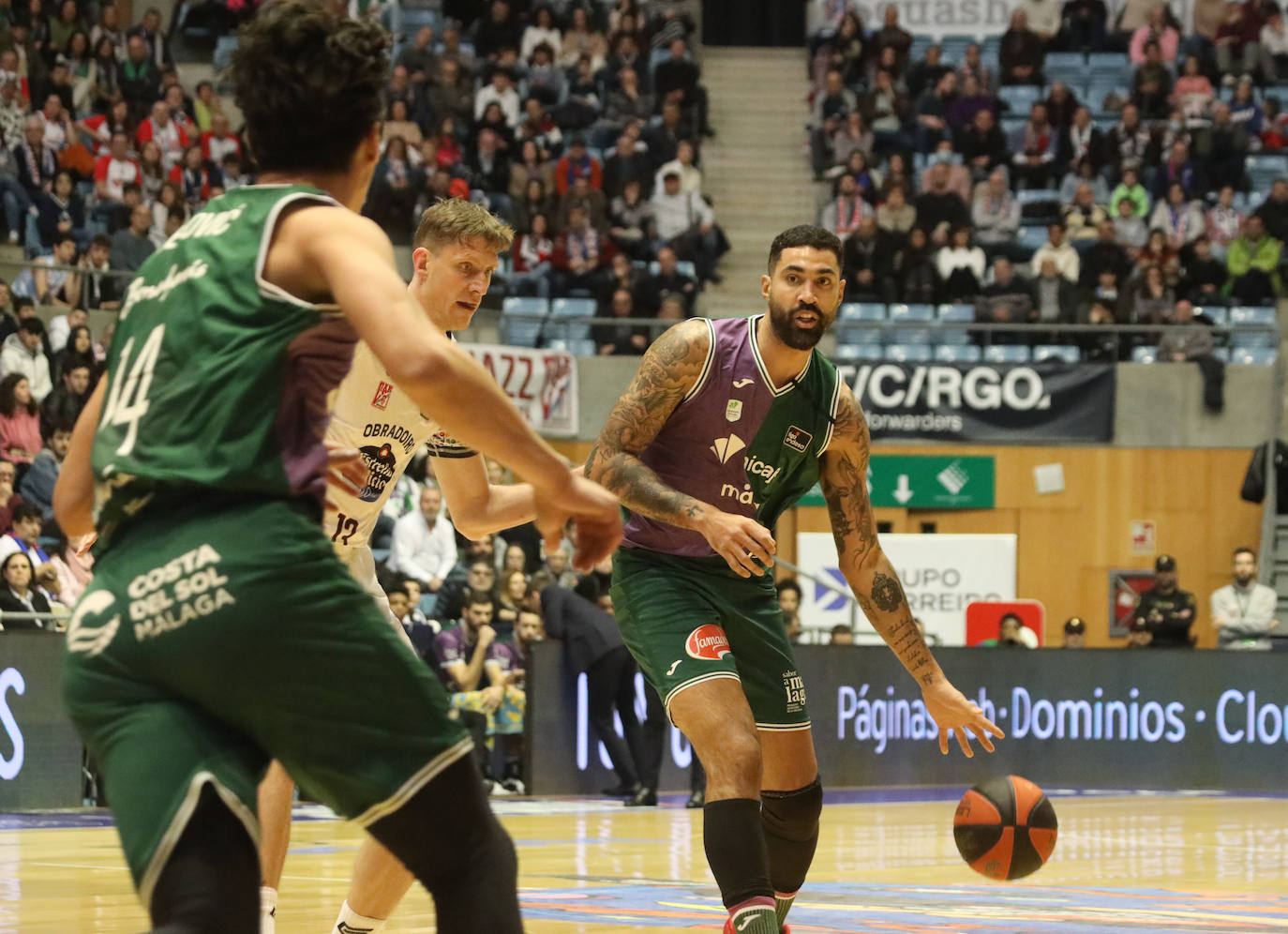 El Obradoiro-Unicaja, en imágenes