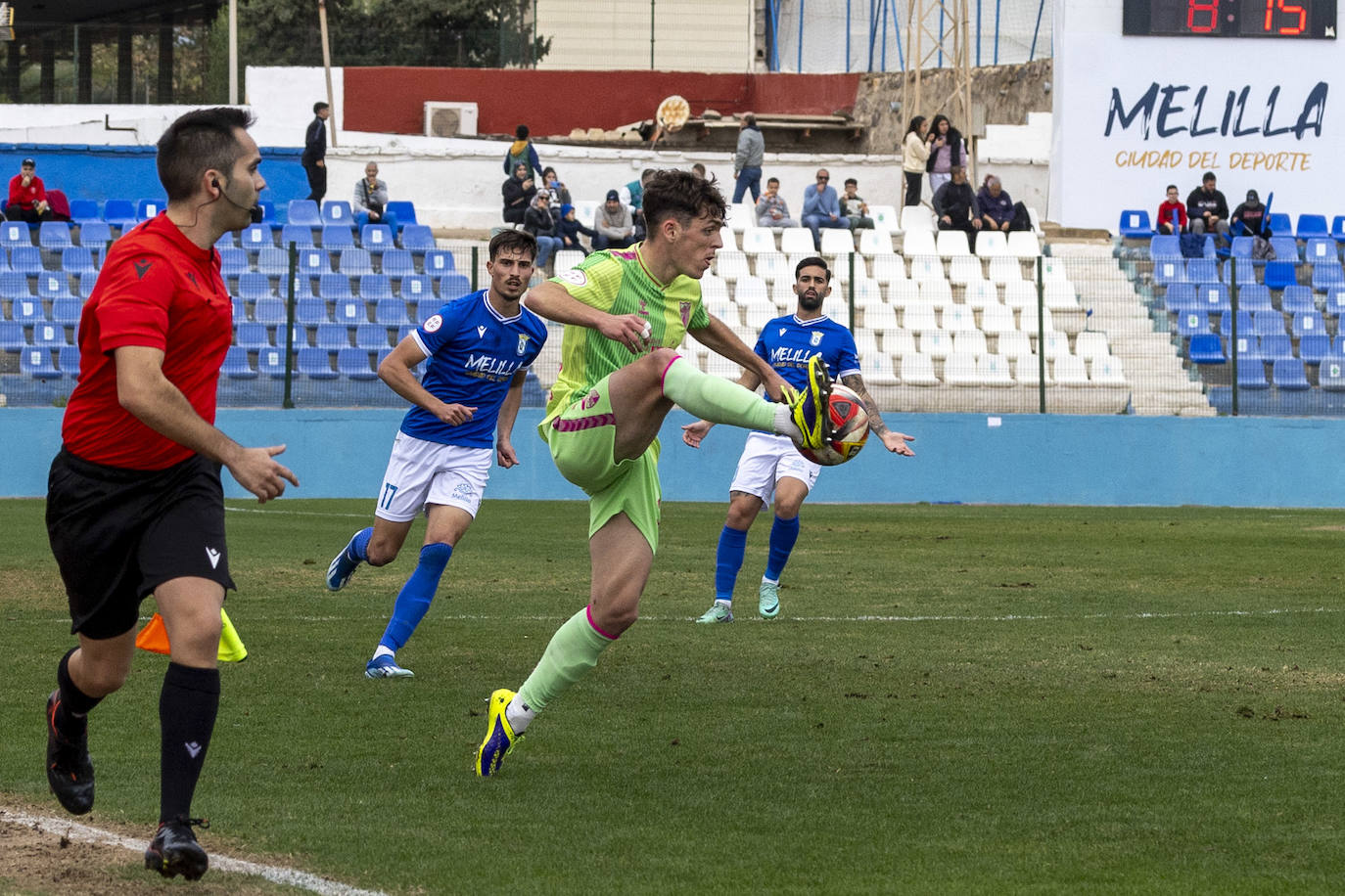 Las mejores imágenes del Melilla-Málaga