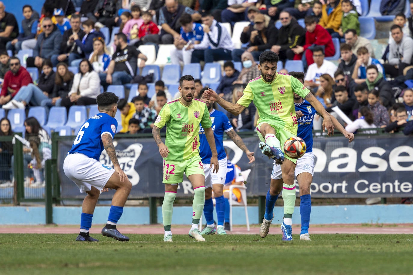 Las mejores imágenes del Melilla-Málaga