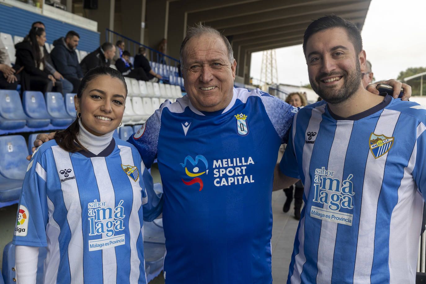 Las mejores imágenes del Melilla-Málaga