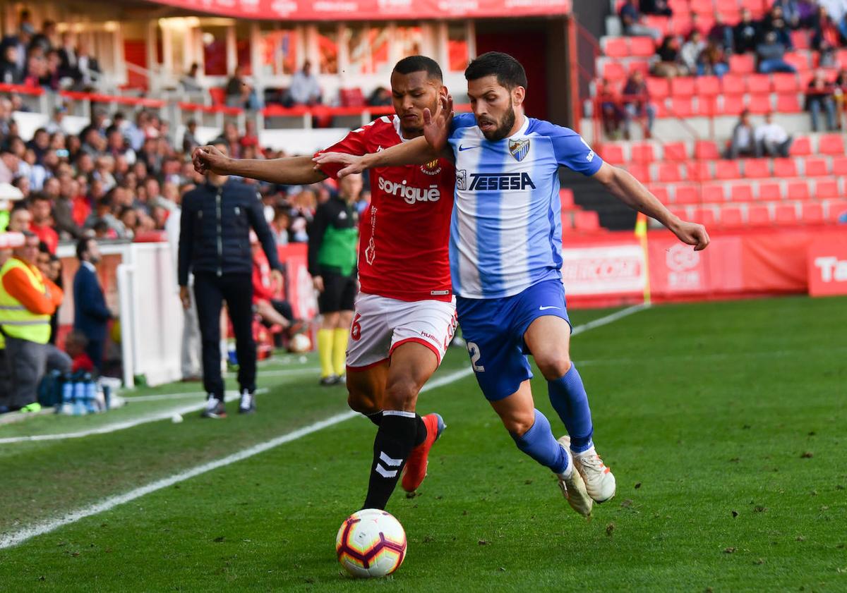 Imagen principal - Varios momentos de Pacheco en su paso por el Málaga.