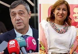 El rector, Teo López, y la delegada de Turismo, Cultura y Deporte, Gemma del Corral.