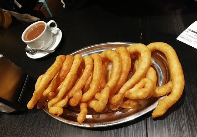 Churros de los Tejeringo´s Coffee.