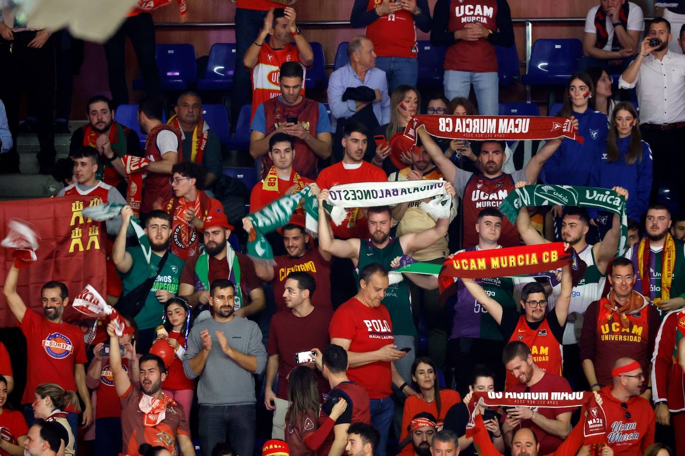 El Real Madrid- UCAM Murcia abrió la Copa del Rey 2024