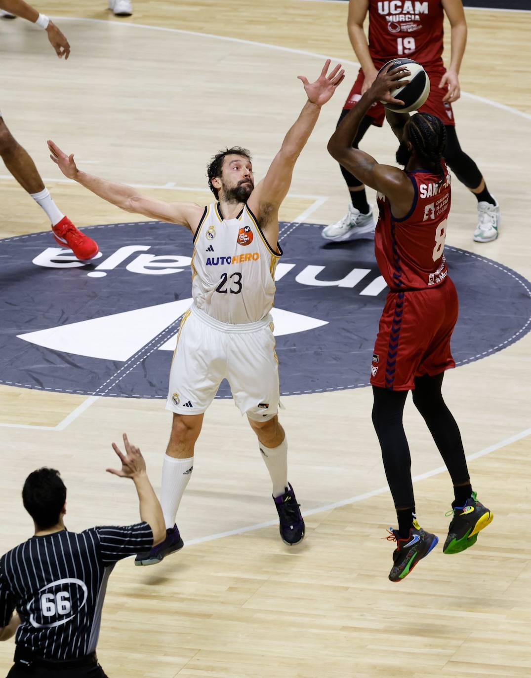 El Real Madrid- UCAM Murcia abrió la Copa del Rey 2024