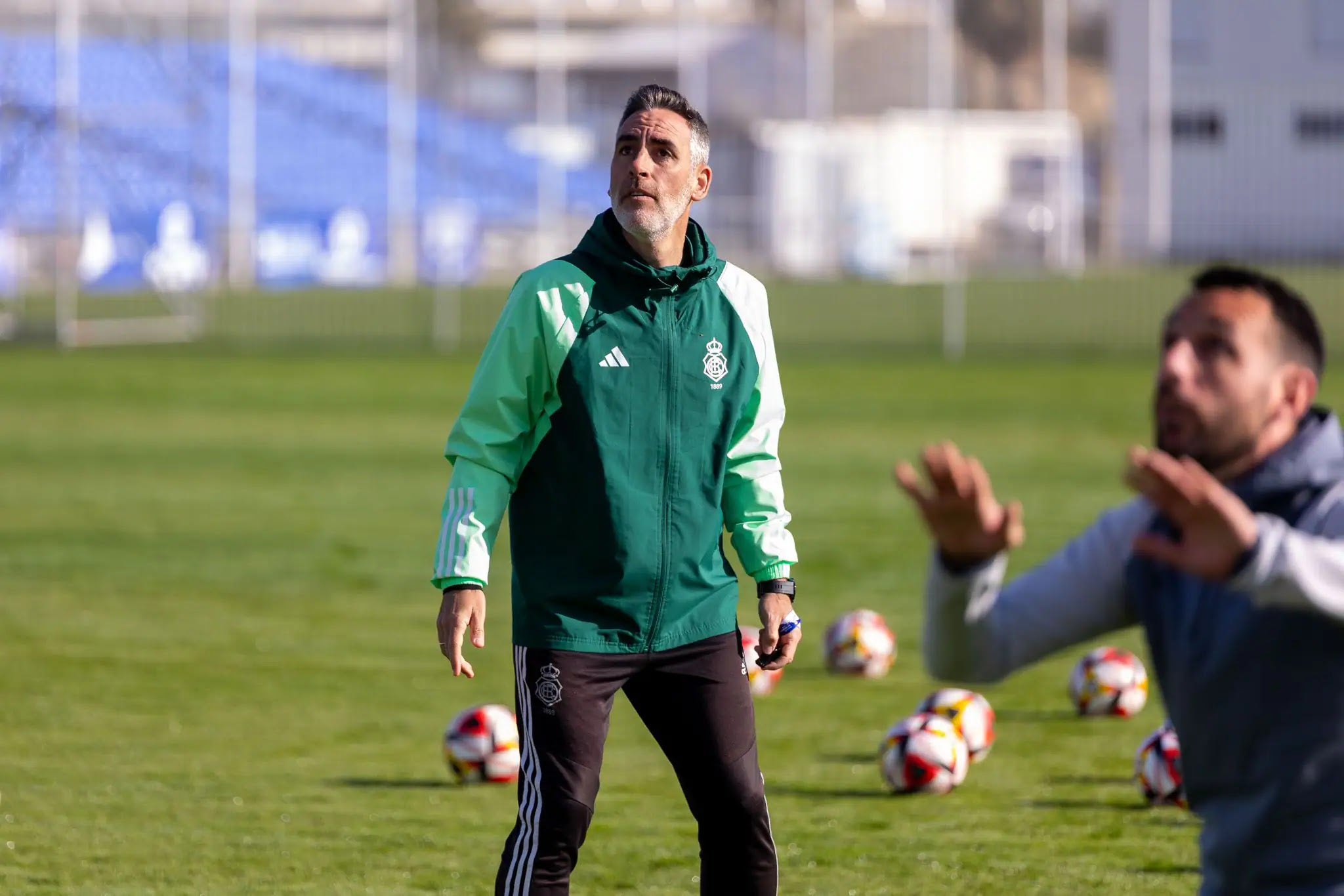 Abel Gómez, entrenador del Recreativo de Huelva.