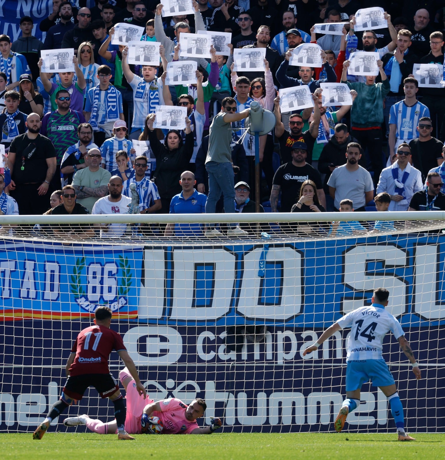 La espectacular victoria del Málaga ante el Recreativo, en imágenes