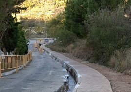 Obras de mejora del abastecimiento de agua a La Cala del Moral.