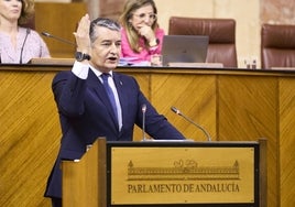 Antonio Sanz, durante su intervención.