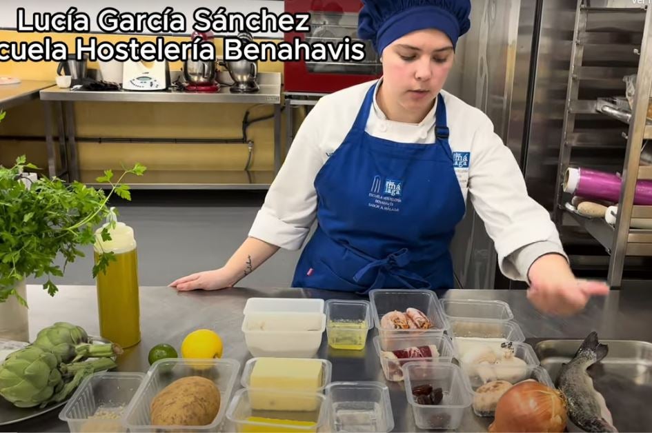 Lucía García Sánchez, la estudiante de Benahavís clasificada para la final.