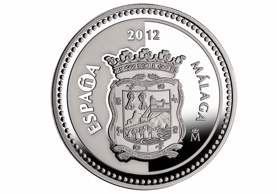 La moneda 'oficial' de Málaga de 5 euros