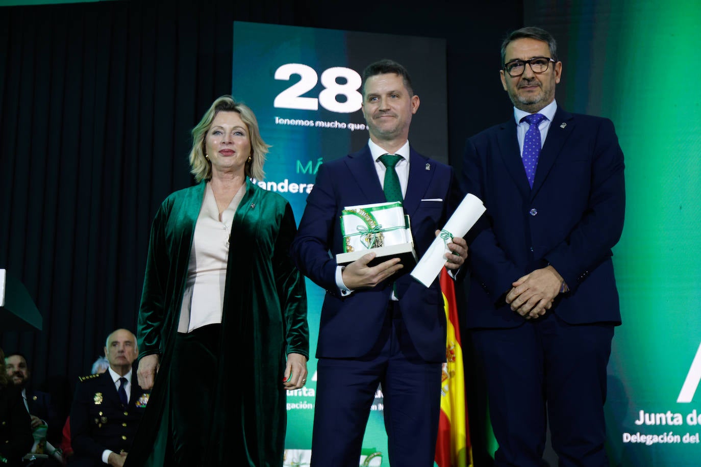 Entrega de los premios Banderas de Andalucía en Málaga