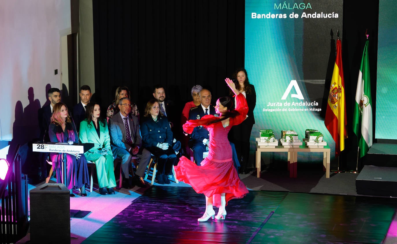 Entrega de los premios Banderas de Andalucía en Málaga