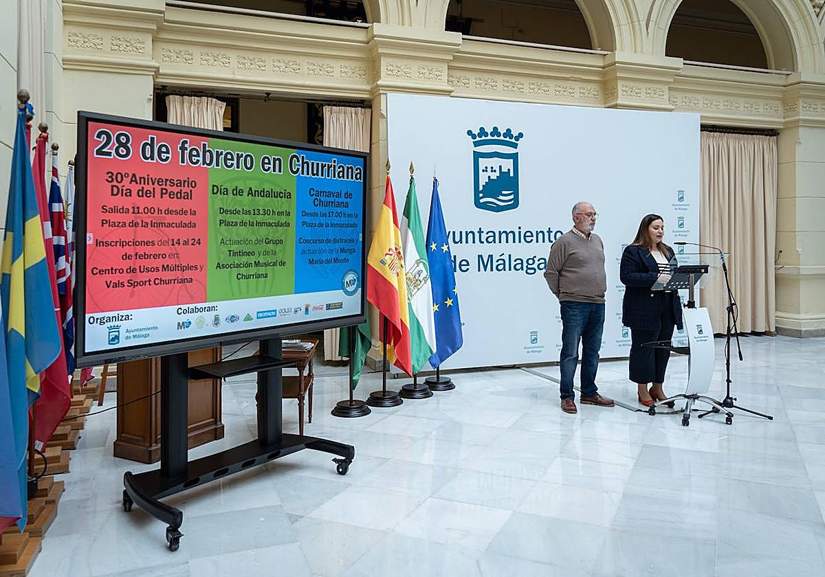 Marcha ciclista, actuaciones y fiesta de carnaval para celebrar el Día de Andalucía en Churriana