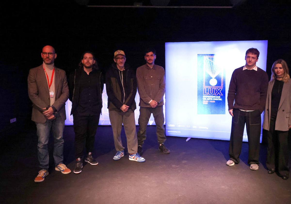 Presentación del festival 'LUX. Experiencias de arte digital', en La Térmica.