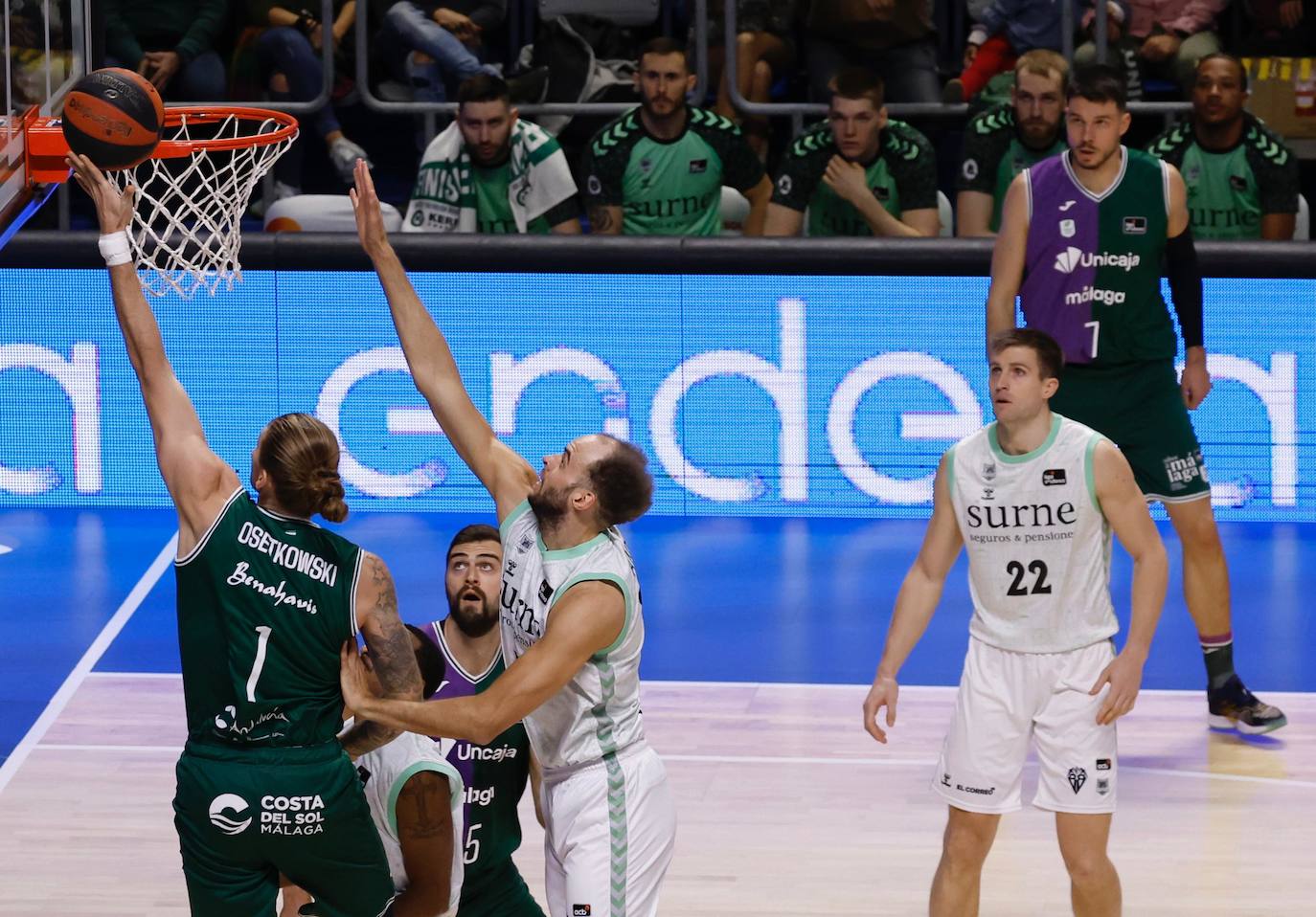El Unicaja-Bilbao, en imágenes