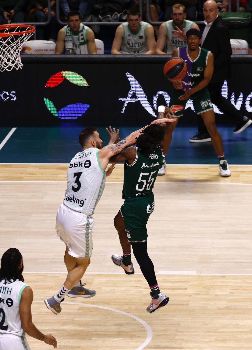 El Unicaja-Bilbao, en imágenes