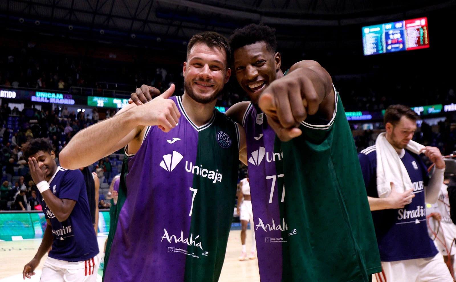 Las mejores imágenes del Unicaja-SIG Basket Estrasburgo