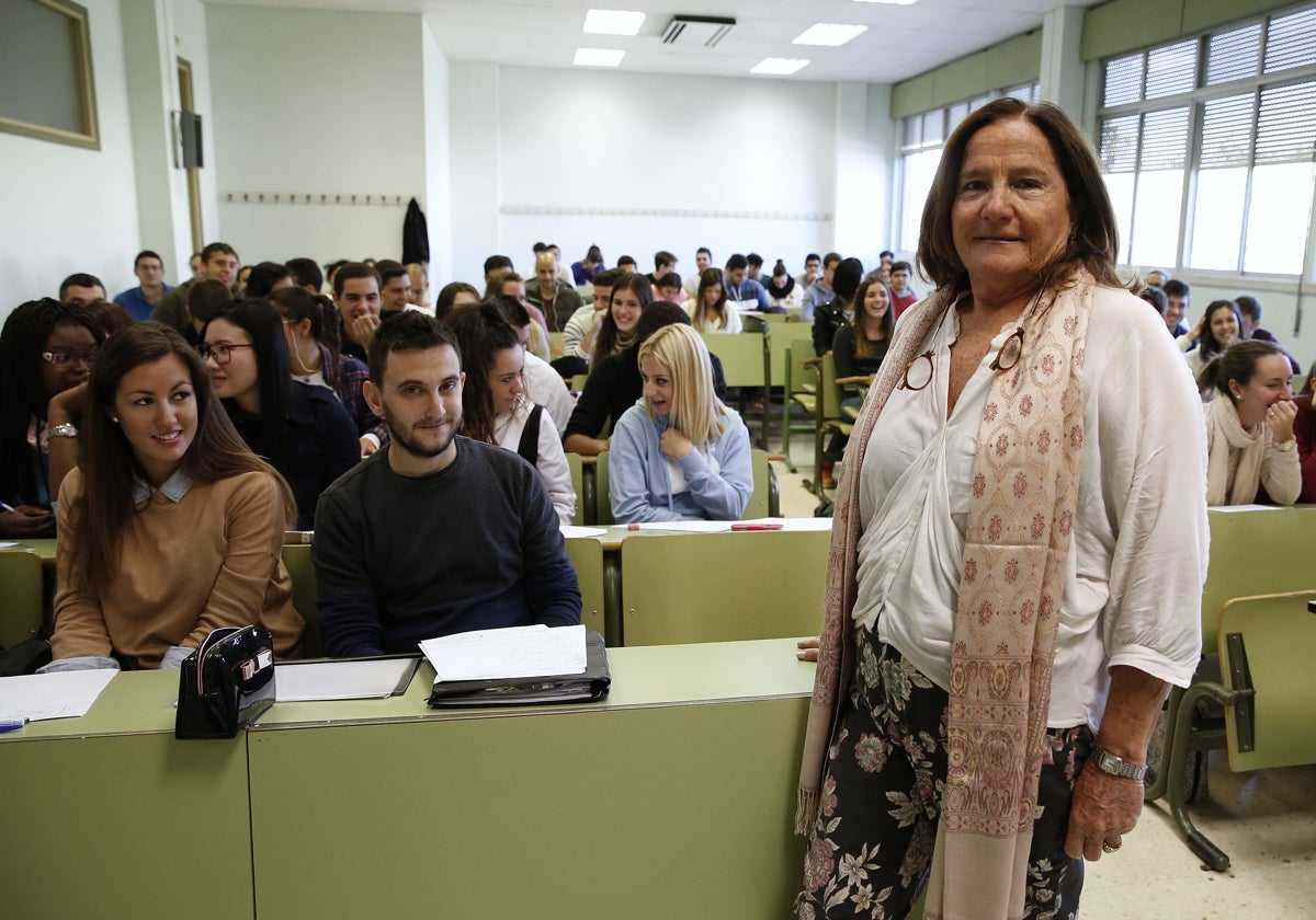 Chelo Gámez, catedrática jubilada y fundadora de la empresa de ibéricos Dehesa de los Monteros.