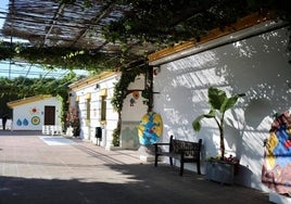 Vista del albergue Entrerríos de Mijas.