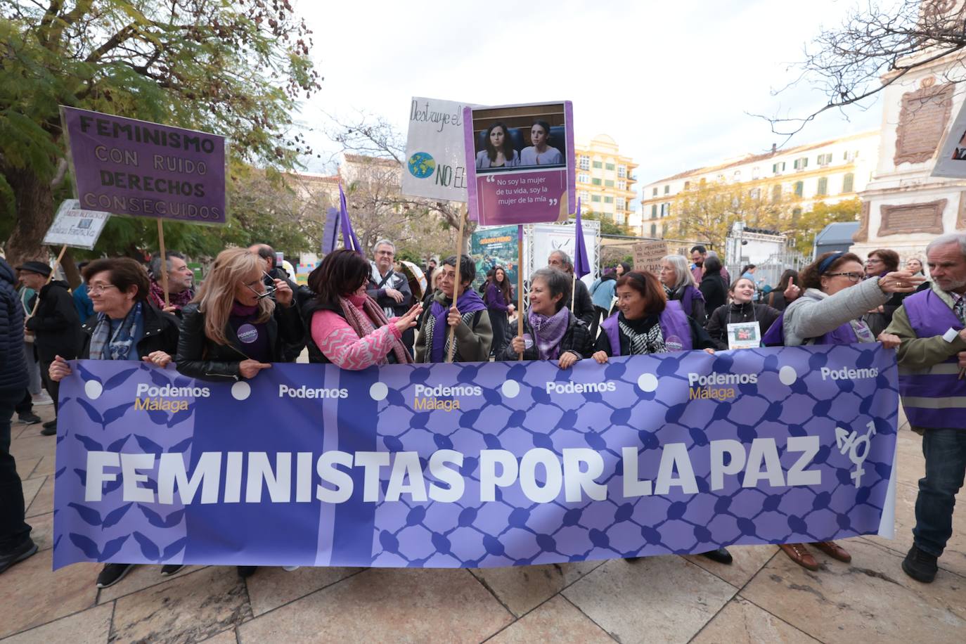 Manifestación por el 8M en Málaga